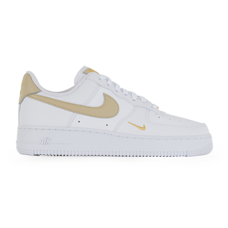 AIR FORCE 1 LOW MINI SWOOSH : BLANC/BEIGE