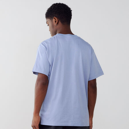 NEW BALANCE TEE SHIRT SMALL LOGO AZUL/BLANCO HOMBRE