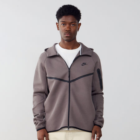 NIKE JACKET TECH FLEECE FZ MARRÓN/NEGRO HOMBRE