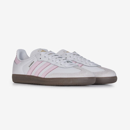 ADIDAS ORIGINALS SAMBA OG PATENT BLANCO/ROSA JUNIOR