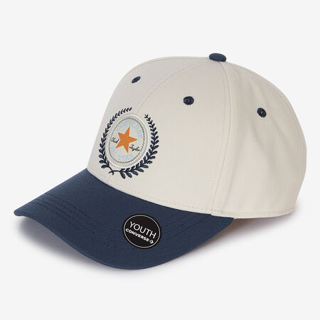 CONVERSE CASQUETTE RECREATIONAL CLUB BEIGE/MARINE BEIGE/MARINE JUNIOR