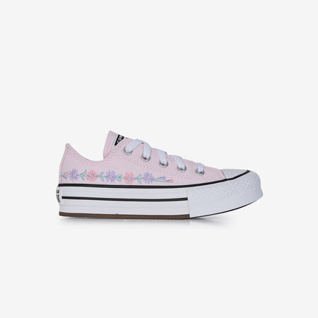 CONVERSE CHUCK TAYLOR ALL STAR EVA LIFT OX FLORAL ROSA INFANTIL