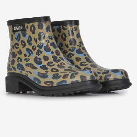 AIGLE FULFEEL LOW LEOPARD BEIGE/MARRÓN MUJER