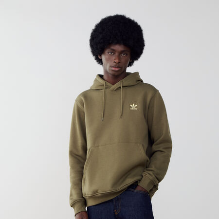 ADIDAS ORIGINALS HOODIE ESSENTIAL TREFOIL VERDE/AMARILLO HOMBRE
