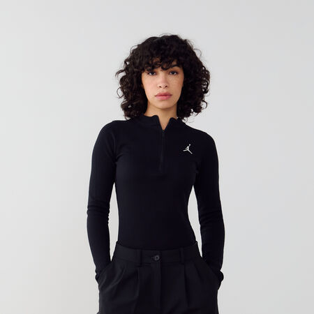JORDAN TOP KNIT NEGRO/BLANCO MUJER