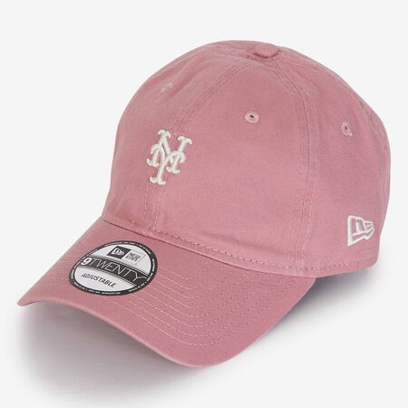 NEW ERA 9TWENTY NY WASHED MINI LOGO ROSA/BLANCO HOMBRE
