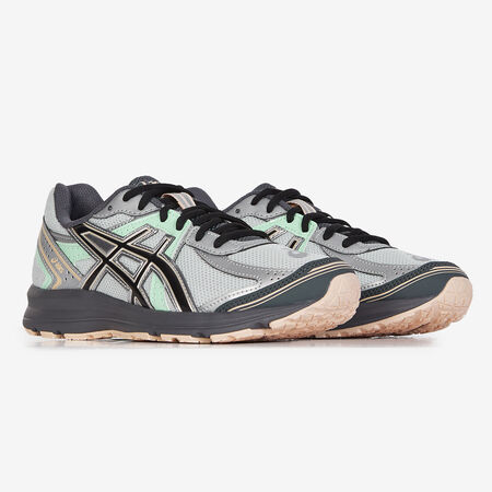 ASICS JOG 100 S GRIS/VERDE MUJER