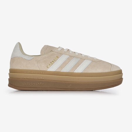 ADIDAS ORIGINALS gazelle GAZELLE BOLD PONY HAIR BEIGE/BLANCO MUJER