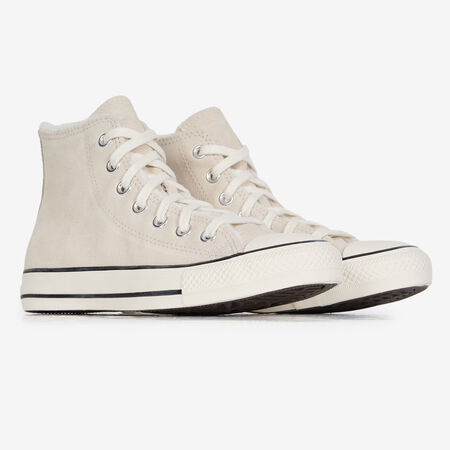 CONVERSE CTAS HI FUR BEIGE MUJER