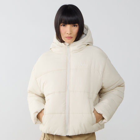 NIKE DOUDOUNE PUFFER BEIGE/BLANCO MUJER