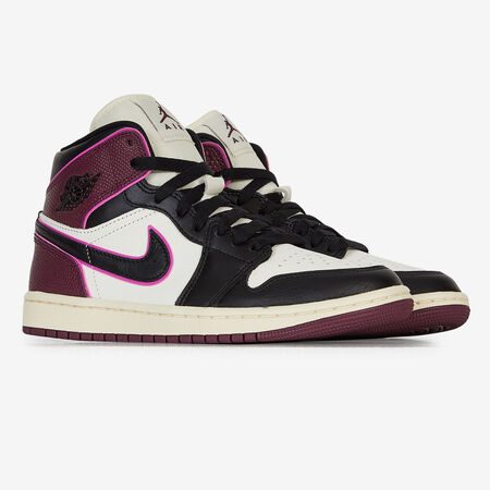 JORDAN air jordan 1 AIR JORDAN MID SE NEGRO/MORADO MUJER