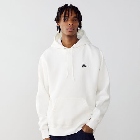 HOODIE CLUB SMALL LOGO : BLANC