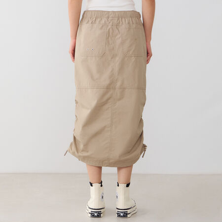 CONVERSE SKIRT PARACHUTE BEIGE/NEGRO MUJER