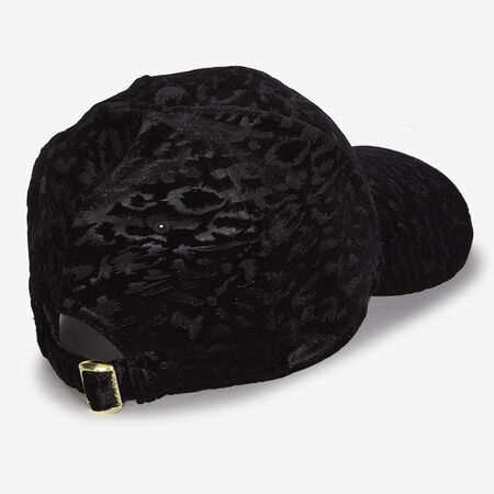 NEW ERA 9FORTY WOMEN NY LEO VELOUR NEGRO MUJER
