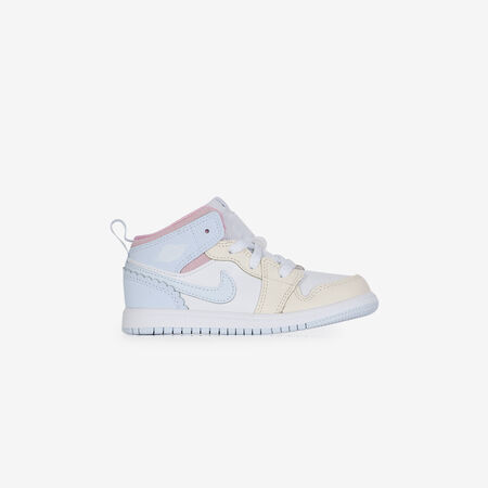 JORDAN air jordan 1 AIR JORDAN 1 MID LOVE IS IN THE AIR BLANCO/AZUL BEB&Eacute;