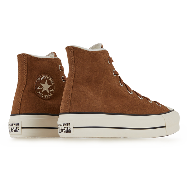 CONVERSE CHUCK TAYLOR ALL STAR LIFT HI SUEDE MARR N SNEAKERS