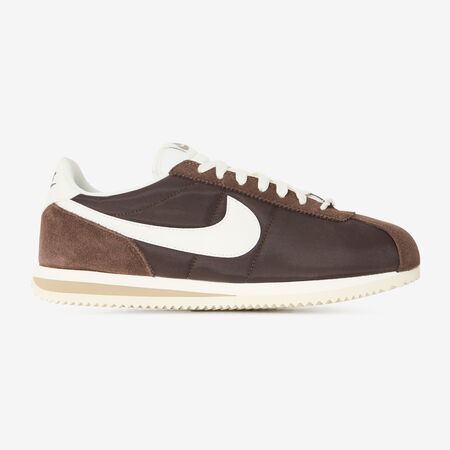 NIKE cortez CORTEZ NYLON MARR&Oacute;N/BLANCO HOMBRE