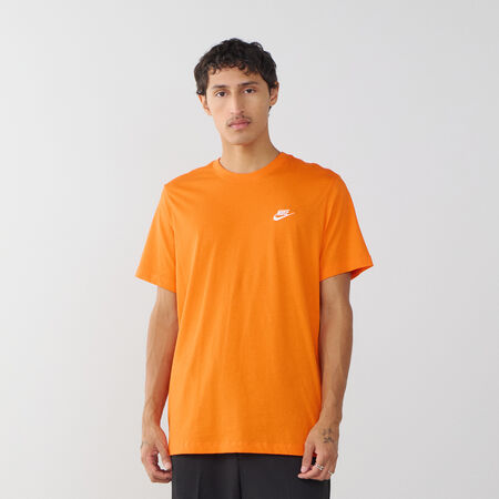 TEE SHIRT CLUB : NARANJA/BLANCO