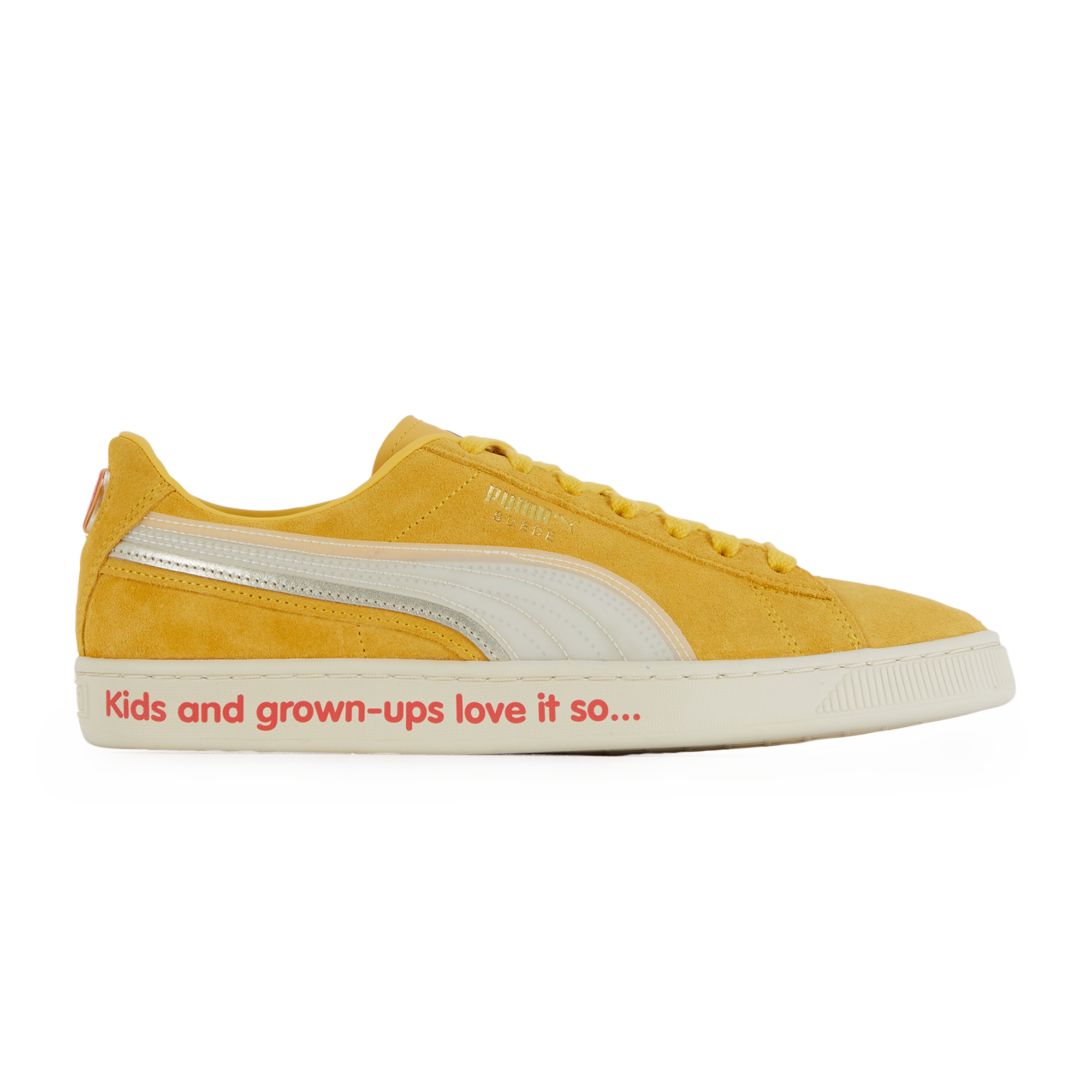 puma suede amarillo