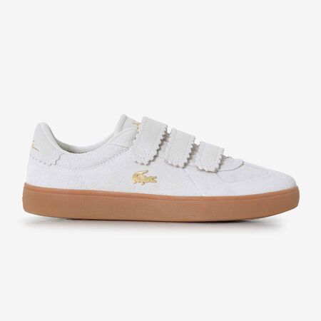LACOSTE BASESHOT STRAP BEIGE MUJER