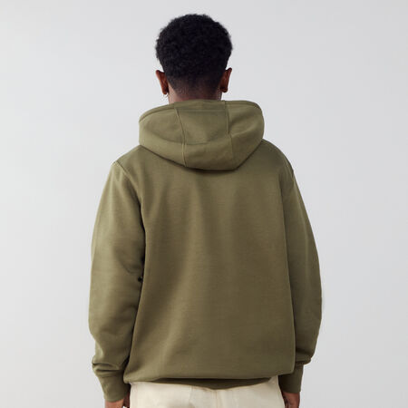 NIKE HOODIE CLUB SMALL LOGO VERDE/BLANCO HOMBRE