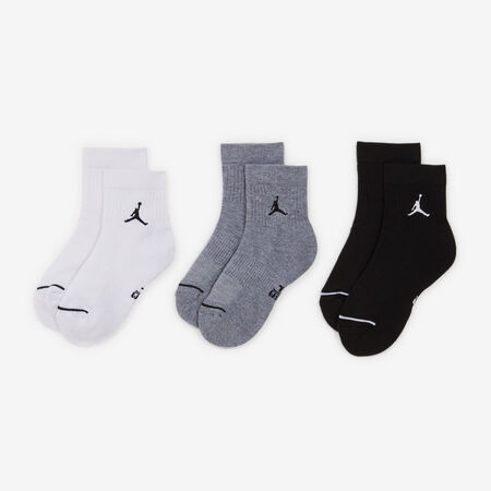 JORDAN CHAUSSETTES X3 QUARTER JUMPMAN BLANC/NOIR HOMBRE