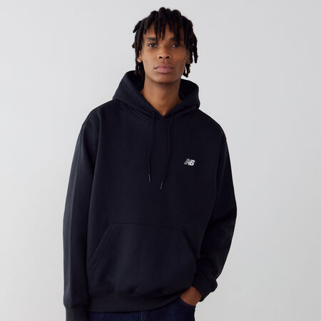 NEW BALANCE HOODIE SMALL LOGO NEGRO HOMBRE