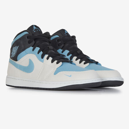 JORDAN AIR JORDAN 1 MID SE BLANCO/AZUL HOMBRE