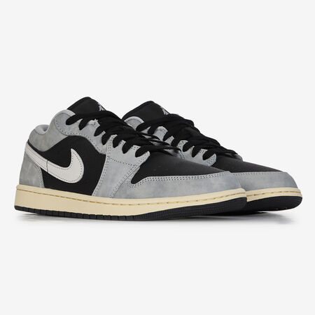 JORDAN AIR JORDAN 1 LOW NEGRO/GRIS HOMBRE