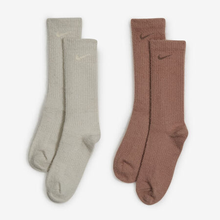 NIKE CHAUSSETTES X2 CREW CUSH BEIGE/ROSA HOMBRE