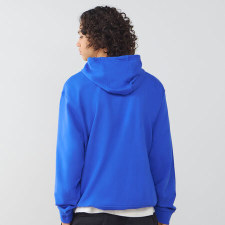 JORDAN HOODIE CENTERED LOGO DRI-FIT AZUL/NEGRO HOMBRE