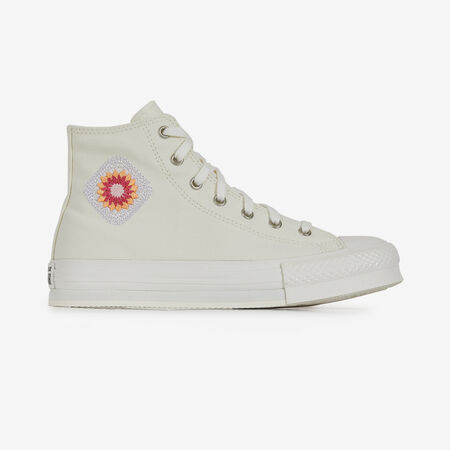 CONVERSE chuck taylor all star CHUCK TAYLOR ALL STAR EVA LIFT HI FESTIV CRUDO/MULTICOLOR JUNIOR