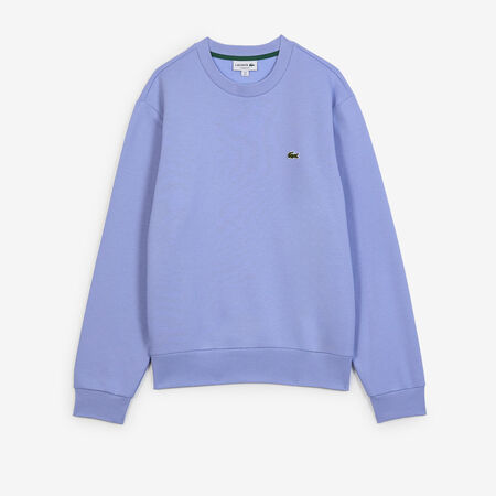 LACOSTE SWEAT CREW CLASSIC LOGO MORADO/VERDE HOMBRE