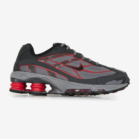 NIKE shox SHOX RIDE 2 GRIS/ROJO HOMBRE