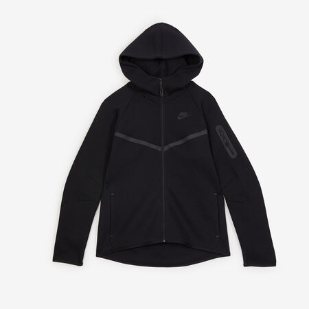 NIKE JACKET ZIP TECH FLEECE NEGRO MUJER