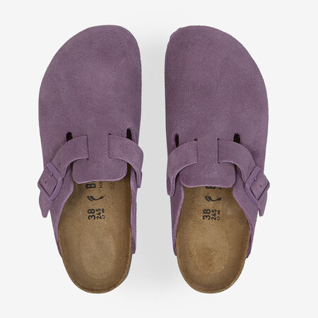 BIRKENSTOCK BOSTON SUEDE MAUVE MORADO MUJER