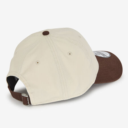 NEW ERA 9TWENTY NY MINI WASHED BEIGE/MARR&Oacute;N HOMBRE