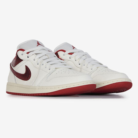JORDAN AIR JORDAN 1 LOW SE V2 BLANCO/ROJO MUJER