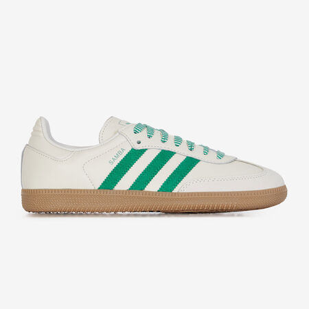 ADIDAS ORIGINALS samba SAMBA OG BLANCO/VERDE MUJER