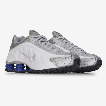 NIKE shox SHOX R4 BLANCO/PLATEADO HOMBRE