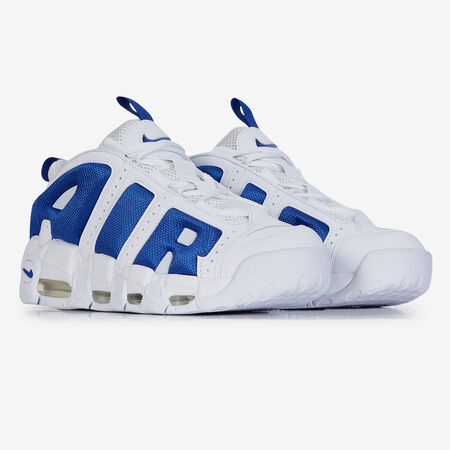 NIKE AIR MORE UPTEMPO LOW BLANCO/AZUL HOMBRE