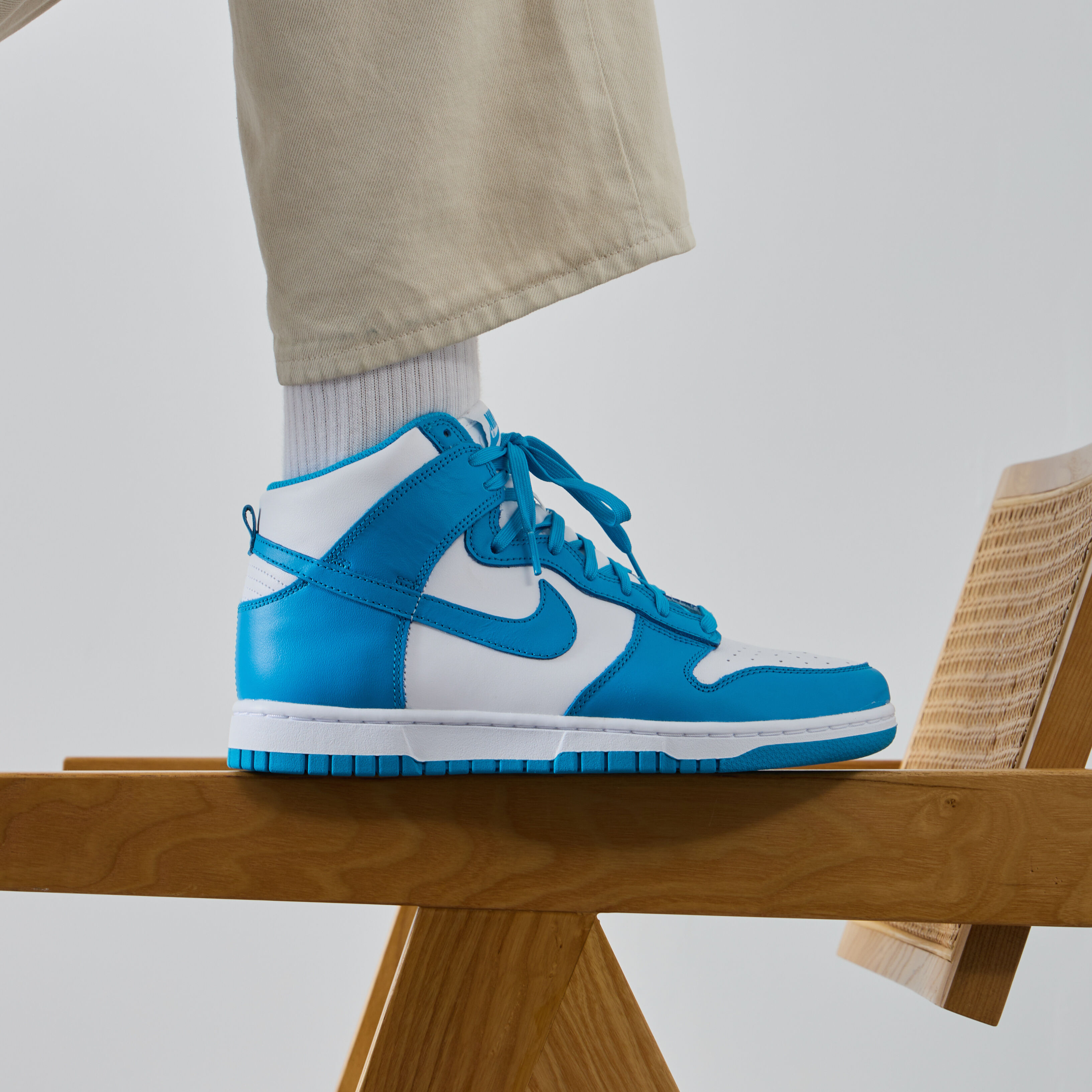 Nike dunk high hombre azul cheap