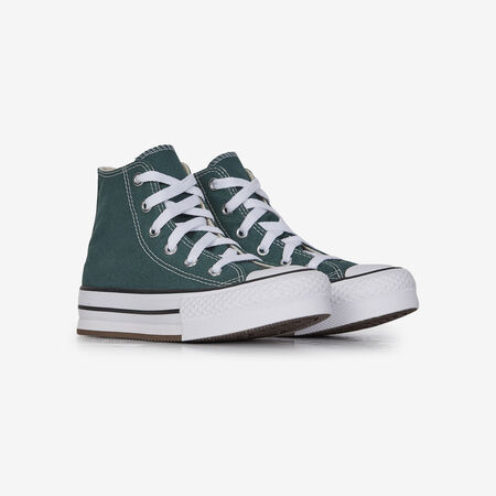 CONVERSE CHUCK TAYLOR ALL STAR LIFT HI VERDE/BLANCO INFANTIL