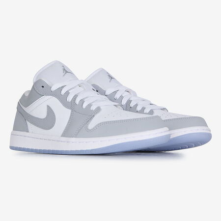 JORDAN jordan AIR JORDAN 1 LOW BLANCO/GRIS MUJER