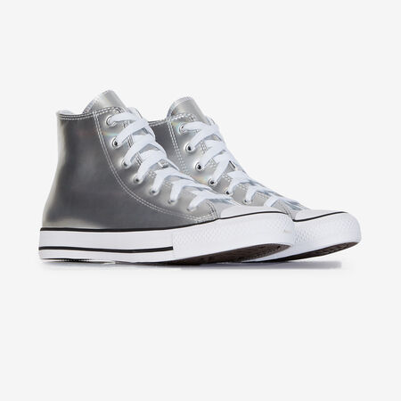 CONVERSE chuck taylor all star CHUCK TAYLOR ALL STAR HI SHINE PLATEADO JUNIOR