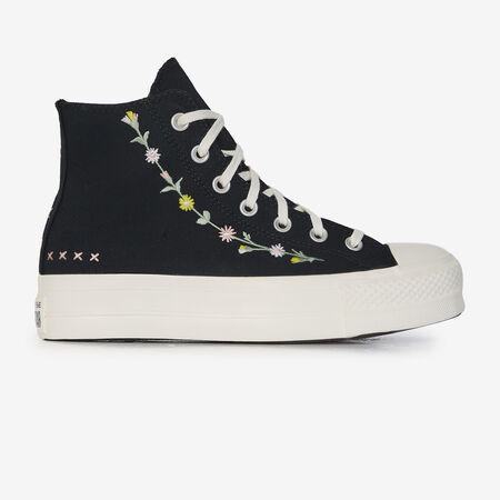 CONVERSE CHUCK TAYLOR ALL STAR LIFT HI NEGRO MUJER