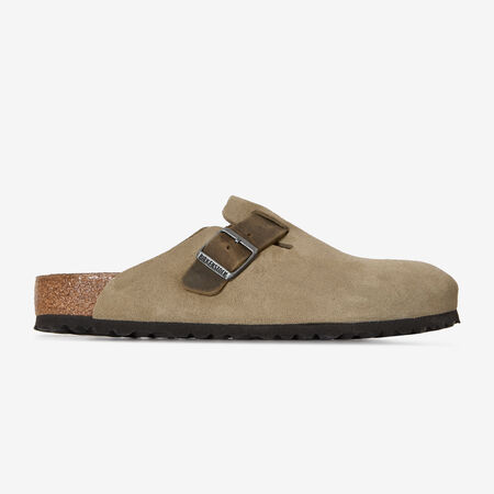 BIRKENSTOCK BOSTON MIX LEATHER FADED KAKI CAQUI HOMBRE