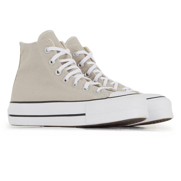 CONVERSE CHUCK TAYLOR ALL STAR LIFT HI BEIGE CORDONES MUJER Courir.es