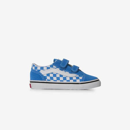 VANS old skool OLD SKOOL CHECK V AZUL/BLANCO BEB&Eacute;