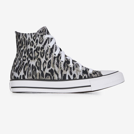 CONVERSE chuck taylor all star CTAS HI LEOPARD BEIGE/NEGRO MUJER